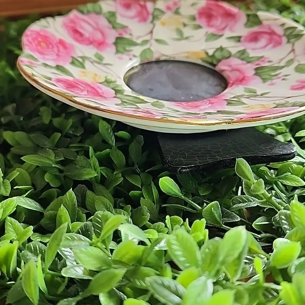 Picture Frame Dainty Floral Teacup Saucer  Cottage Core